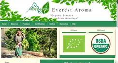 Desktop Screenshot of everestaroma.com